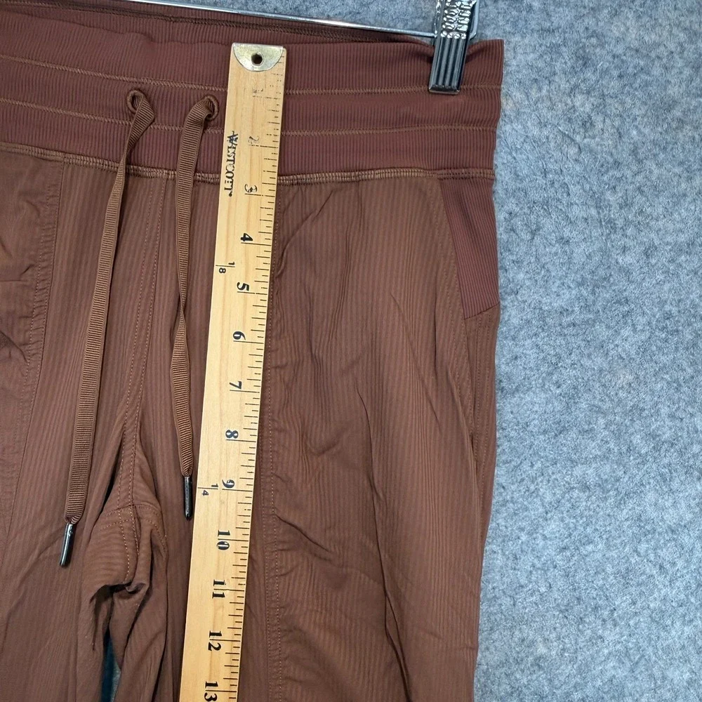 Lululemon‎ Dance Studio Mid Rise Jogger Pants Womens 4 Lightweight Stretch Brown